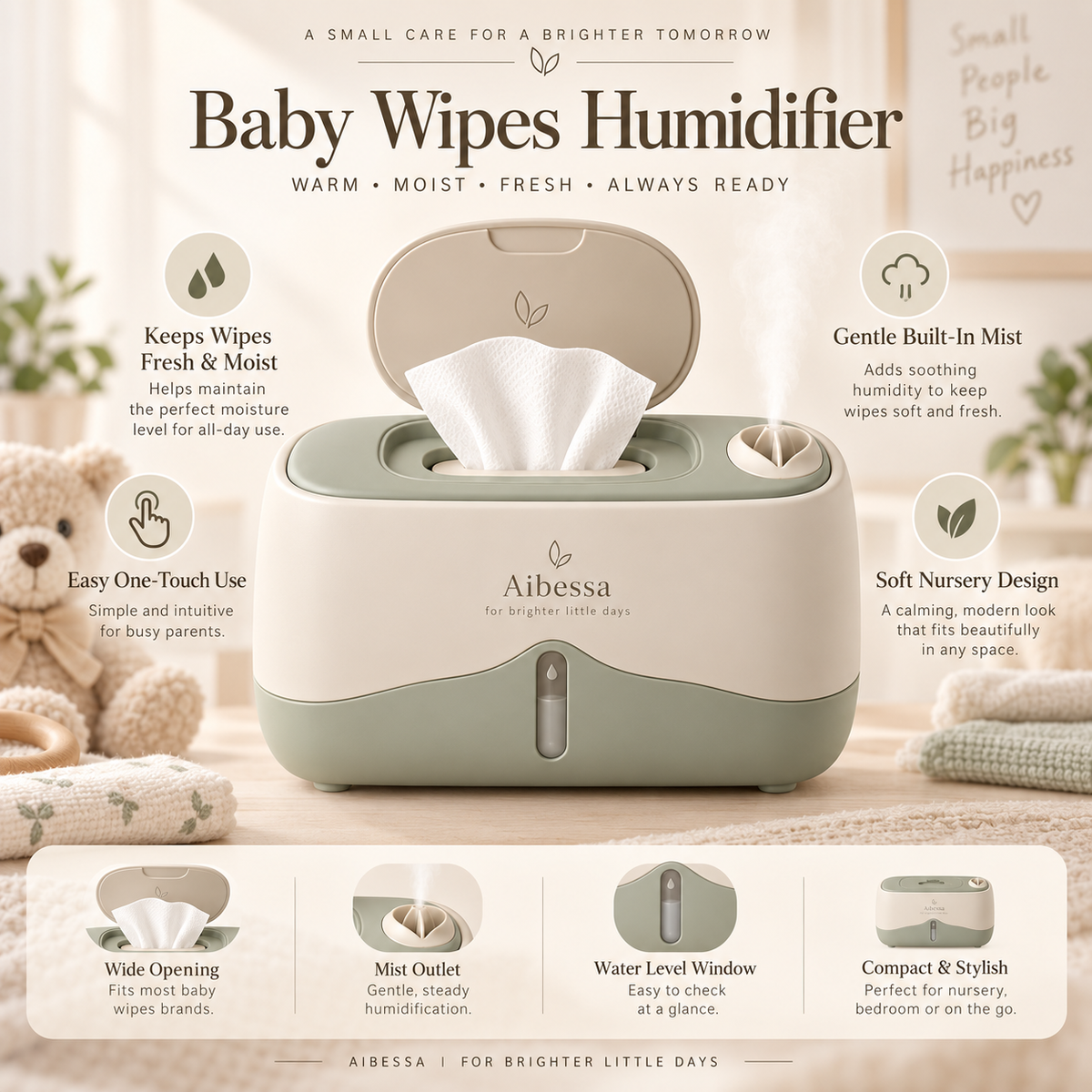 MistNest Wipes Humidifier