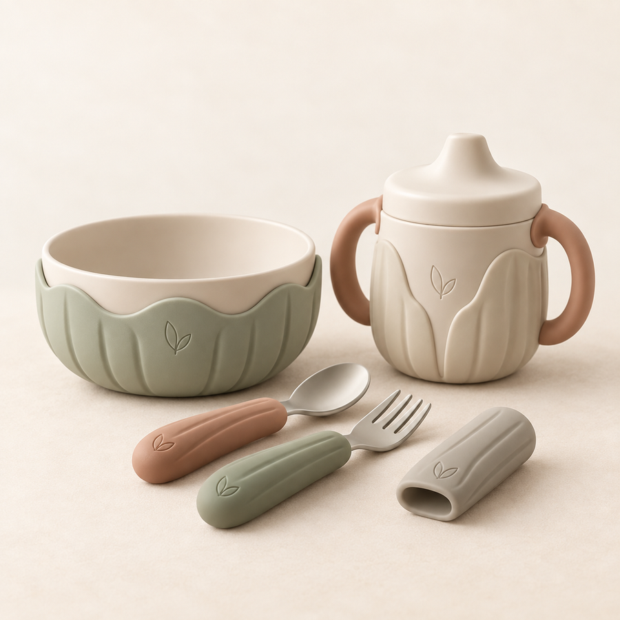 WarmGrip Children's Tableware Sleeve Set