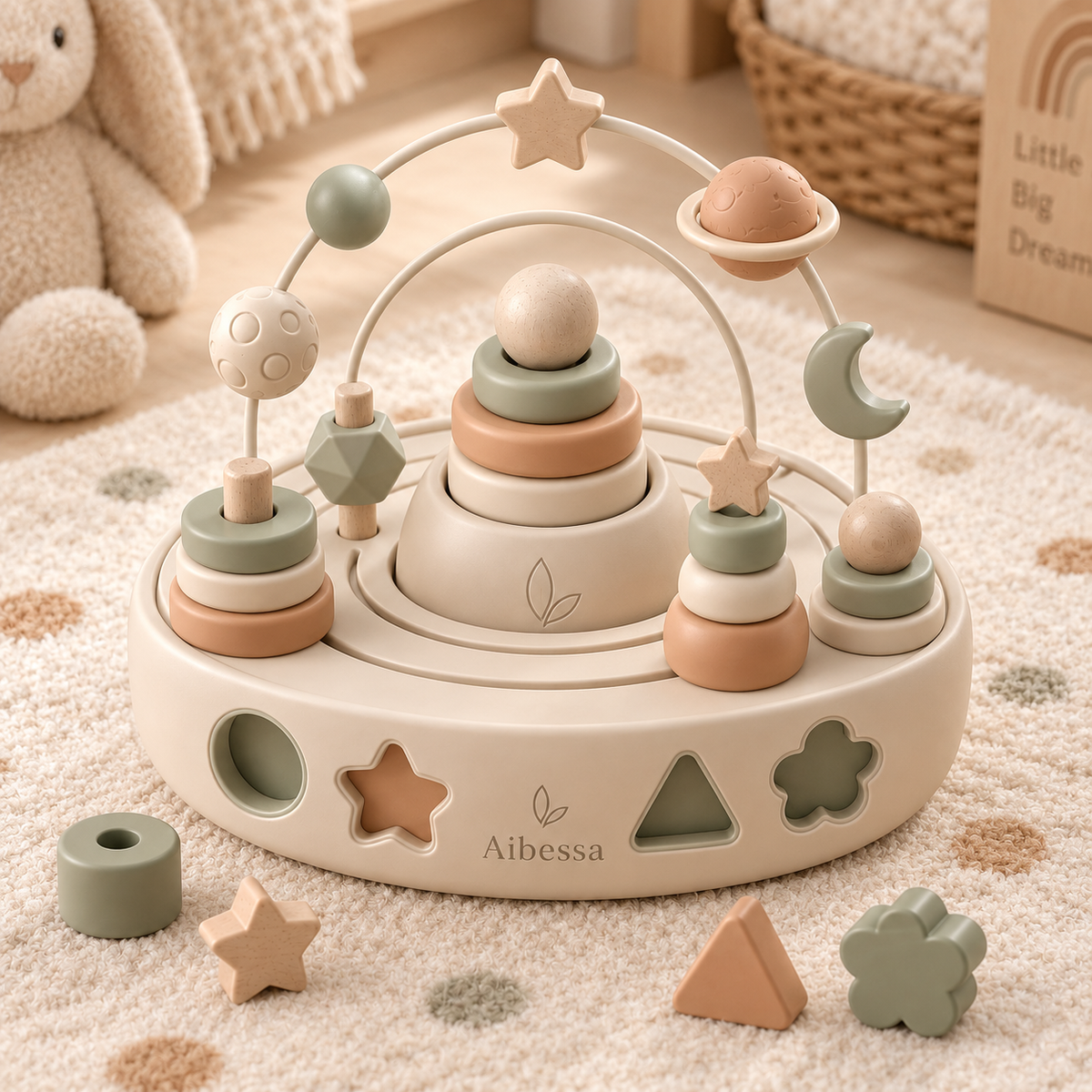 OrbitBloom Early Learning Activity Center