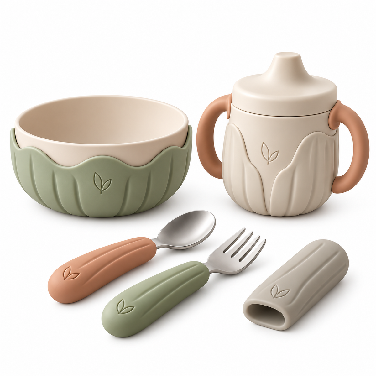 WarmGrip Children's Tableware Sleeve Set