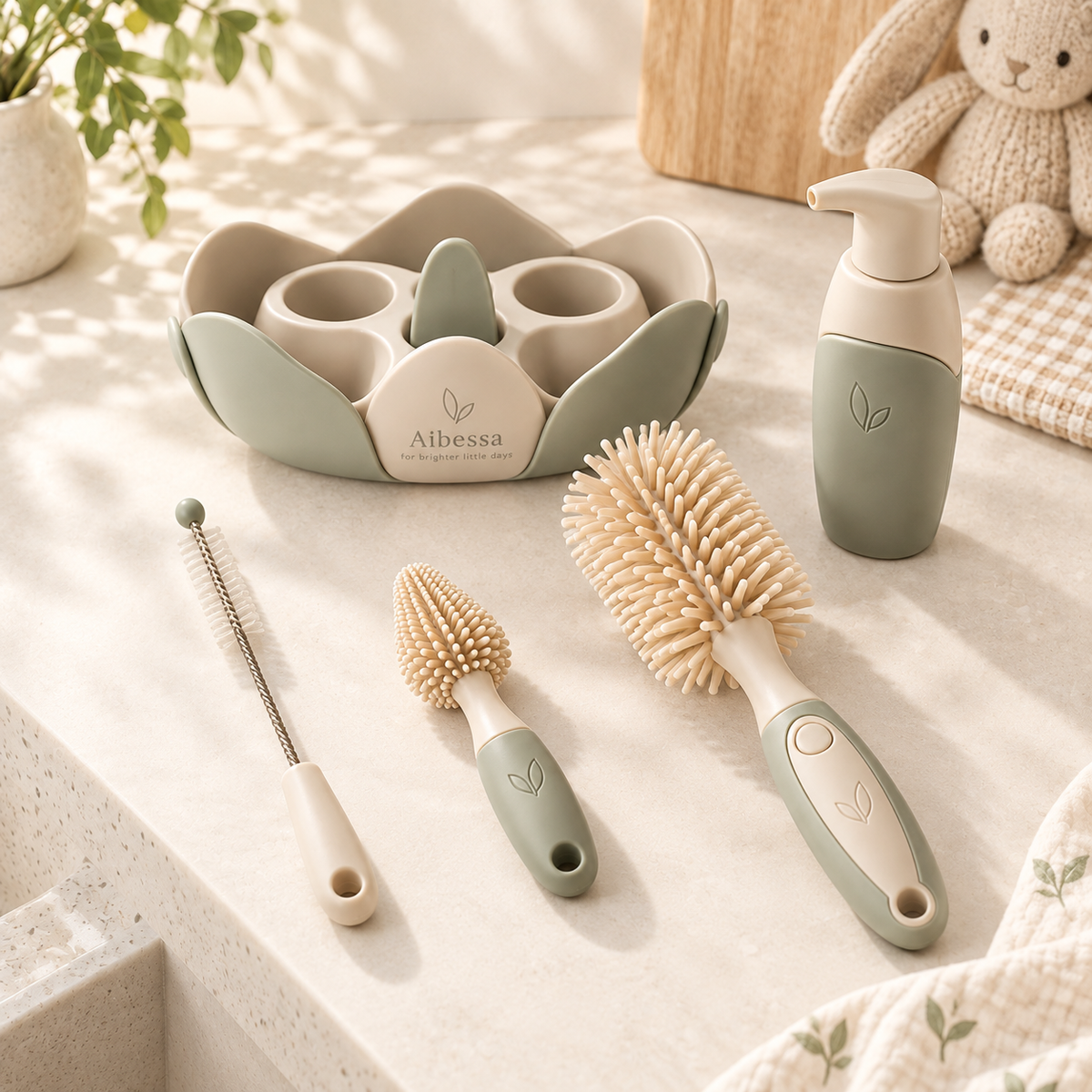 BloomBrush Baby Bottle Cleaning System