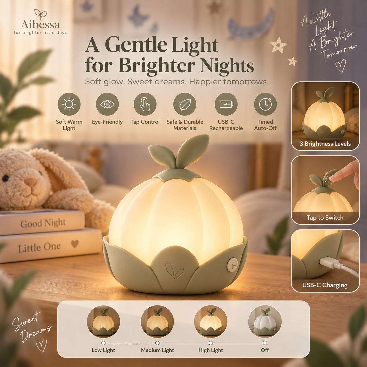 SeedGlow Nursery Night Light